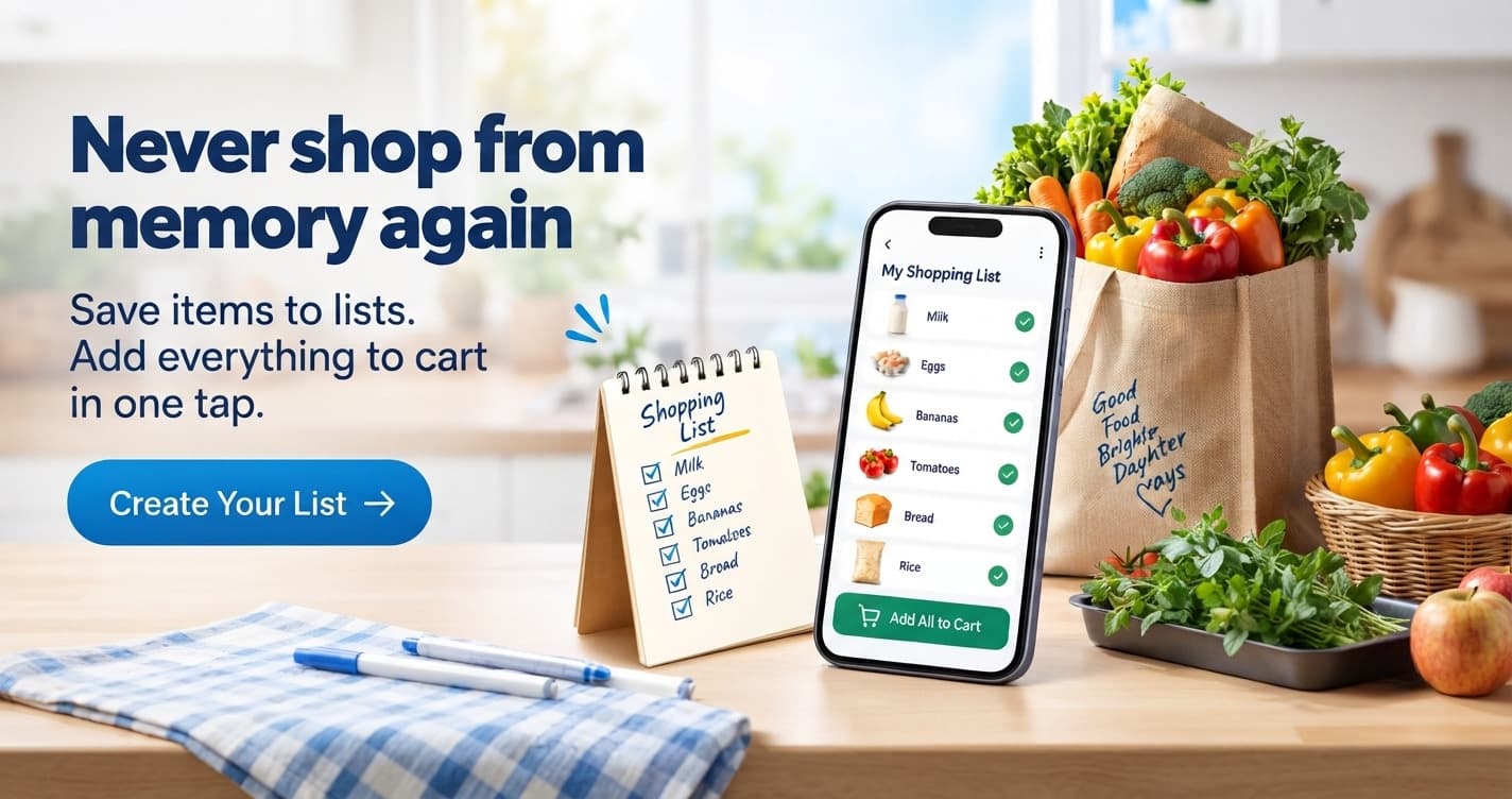 Master Your Cart: Introducing the All-New Custom Shopping Lists Feature on Takora Mart!