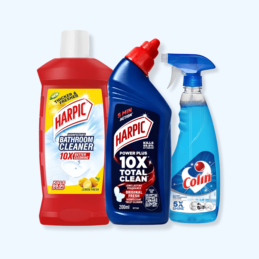Floor, Toilet & Glass Cleaners