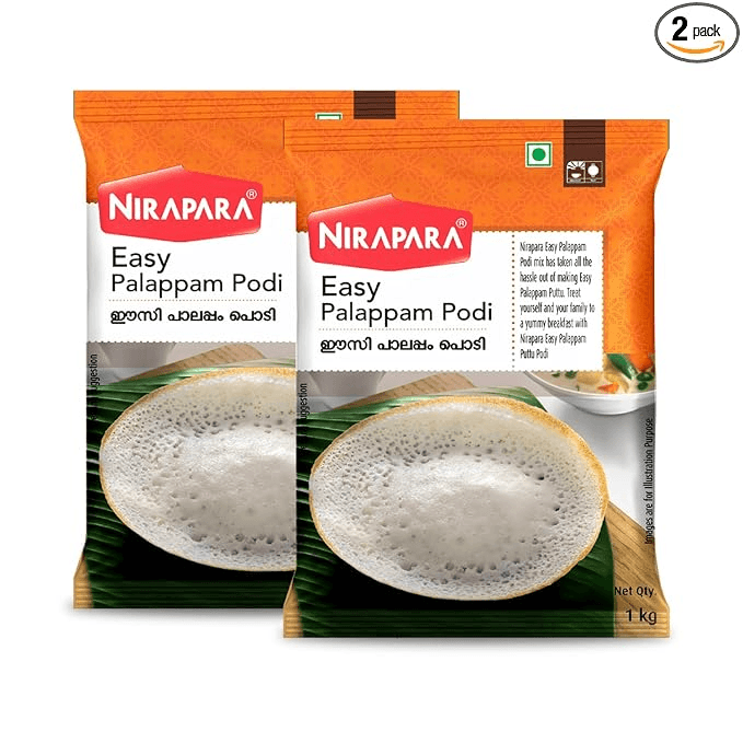 Nirapara Easy Palappam Powder| Ready to Cook Breakfast| Make Fluffy, Soft & Smooth Appam