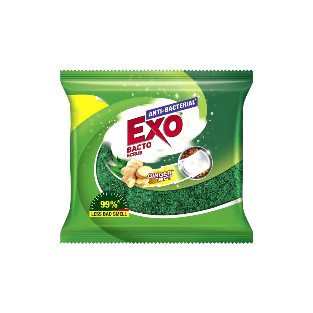 Exo Bacto Anti-bacterial Ginger Twist Scrub Pad (Regular)
