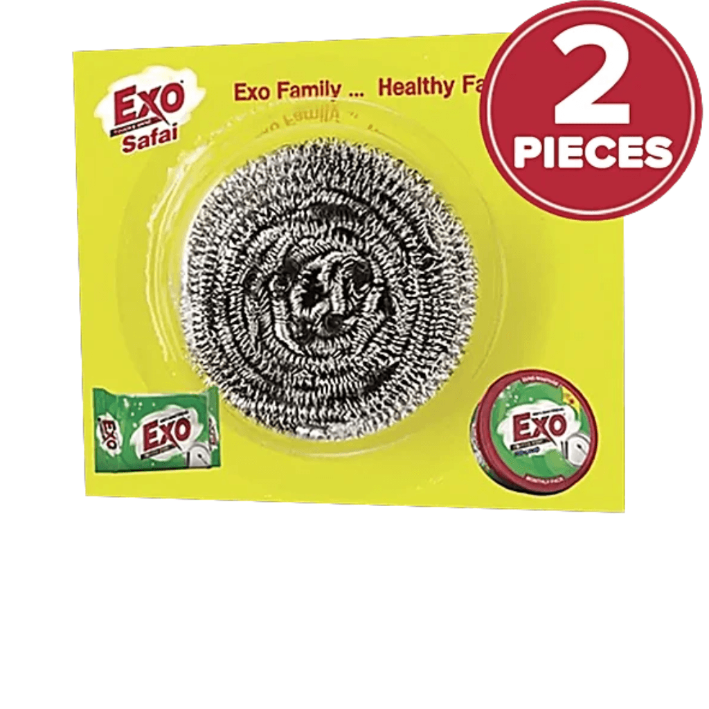 Exo Safai Scrubber Combo (Bacto Scrubber X2, Safaii Steel Scrubber X1)