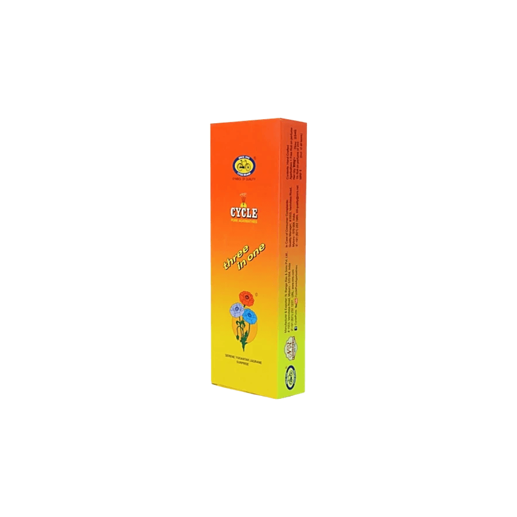 Cycle Three in One Pure Puja Agarbatti 22 Nos