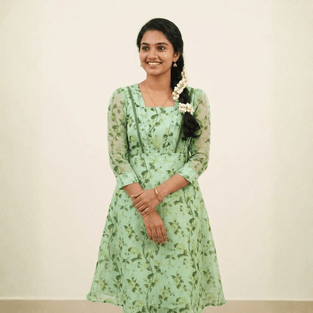 MINTED FLORA KURTI ( WITH LINING A LINE )