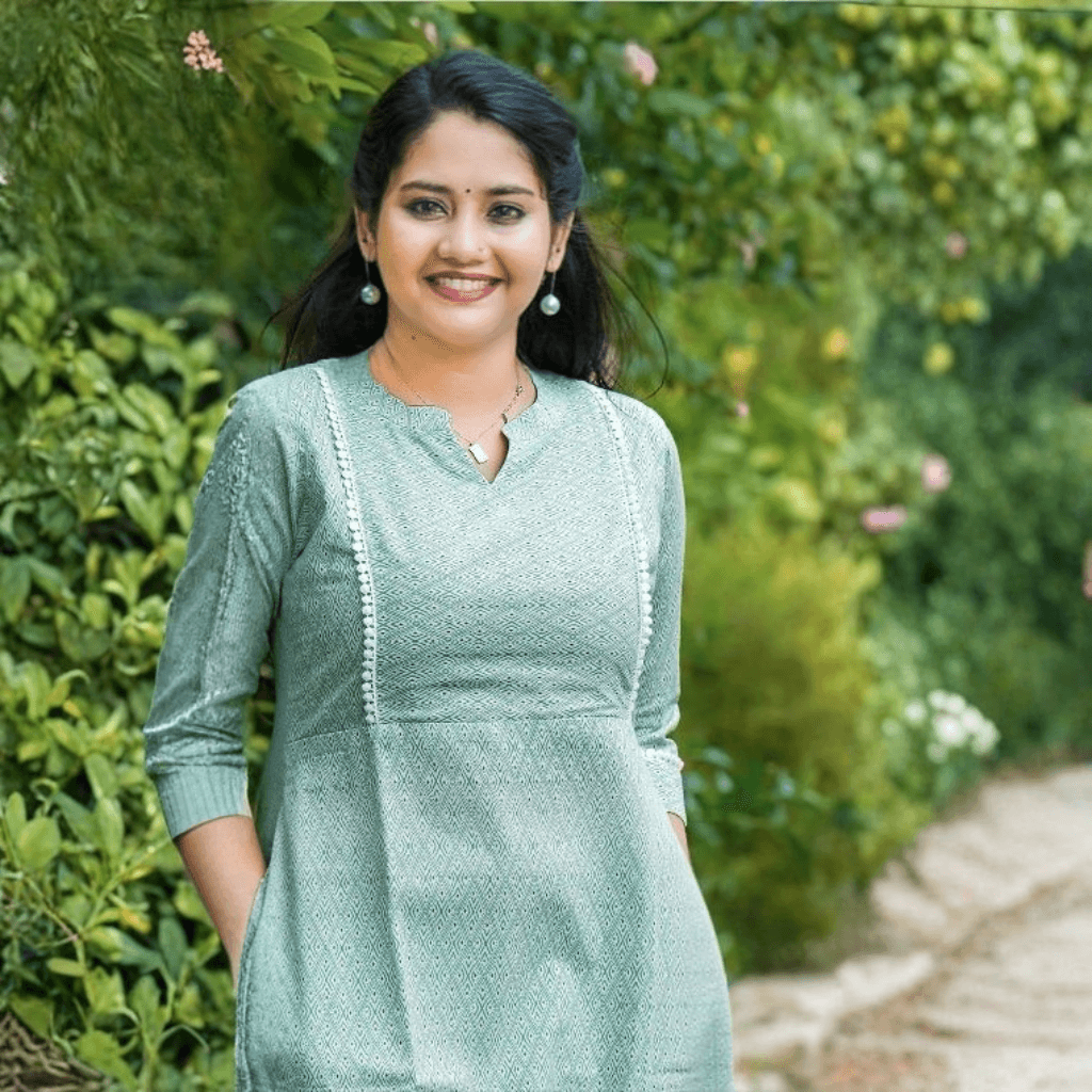 Natural Glow Kurti (A-Line with Lining)