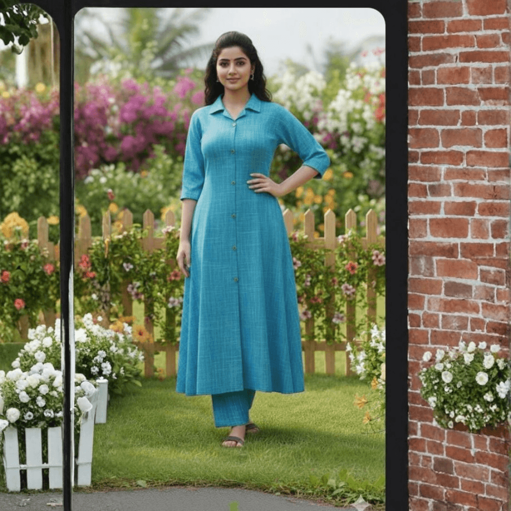 SKYLINE ELEGANCE KURTI(WITH LINING CODE SET)