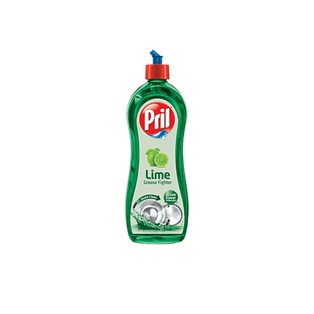 Pril Lime Liquid Dishwash Gel - 750ml | Dish Cleaning Liquid Gel with German Technology - Active Power Molecules Leaves No Residue, Grease Cleaner For All Types of Utensils