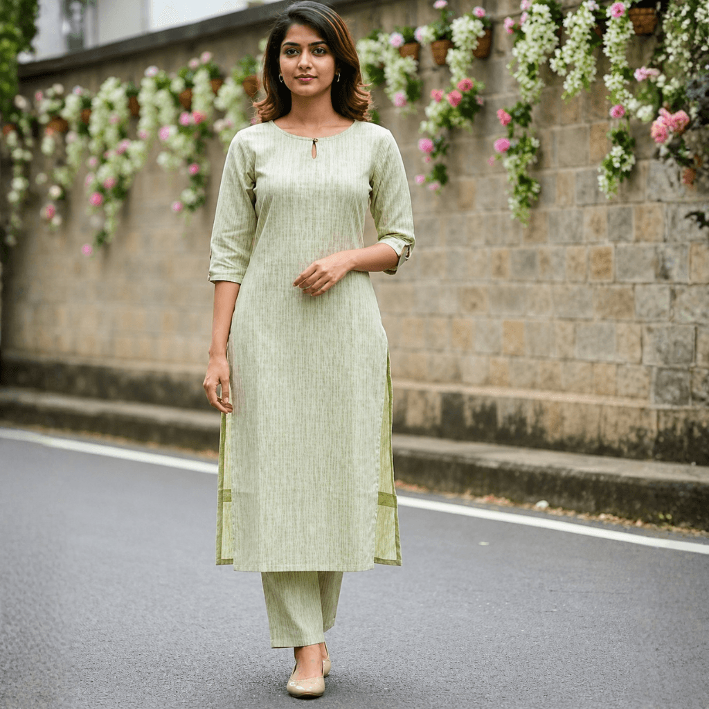 KURTI A-IA(with lining code set)OLIVE GRACE KURTI