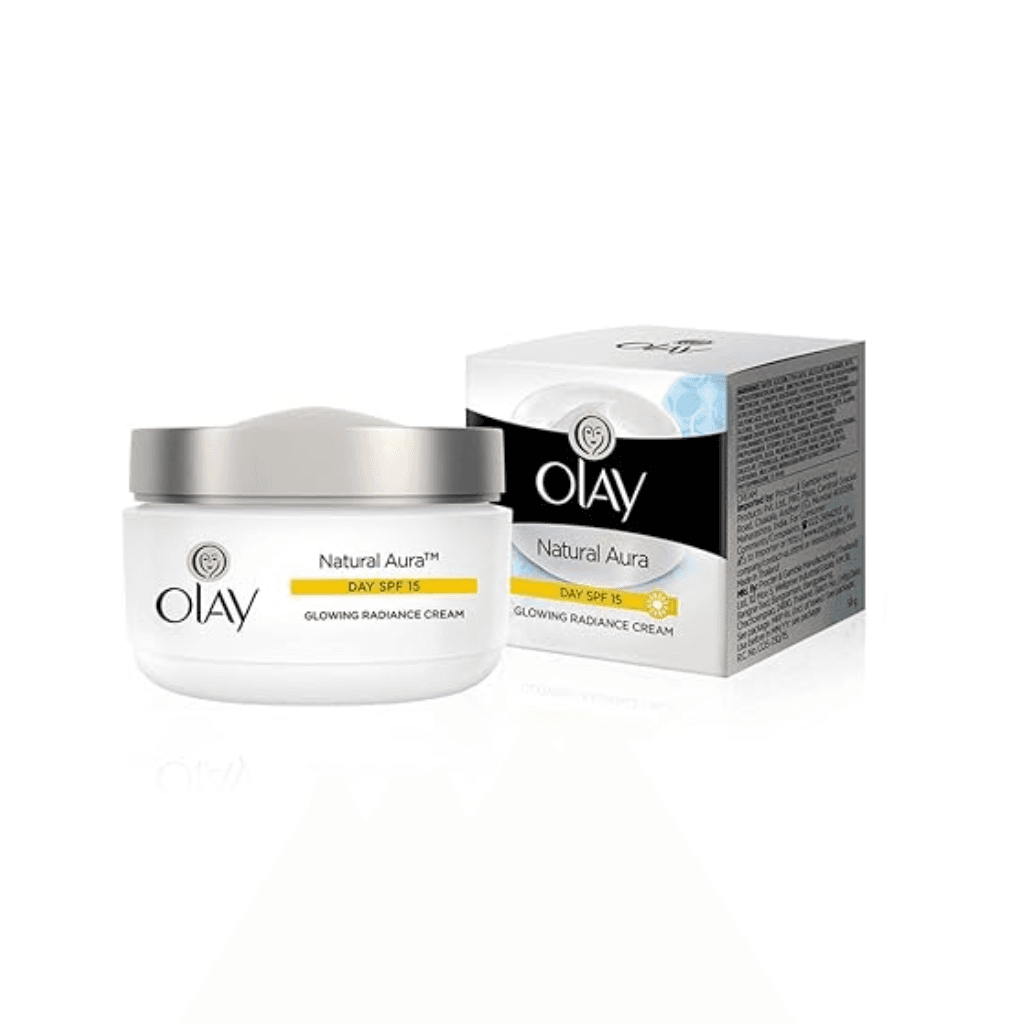 Olay Natural Aura Day Cream with SPF 15 | Glowing Radiance Cream 50gm