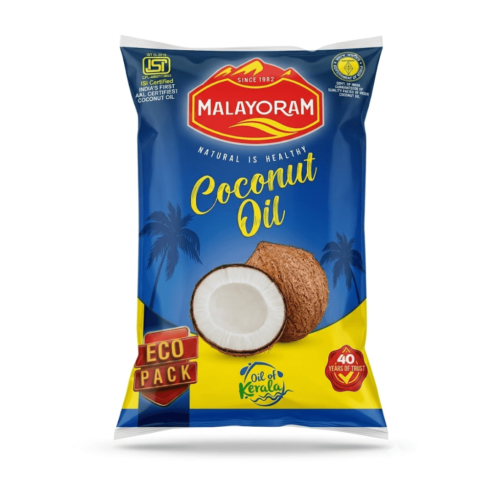 Malayoram Coconut Oil 900ml Pouch