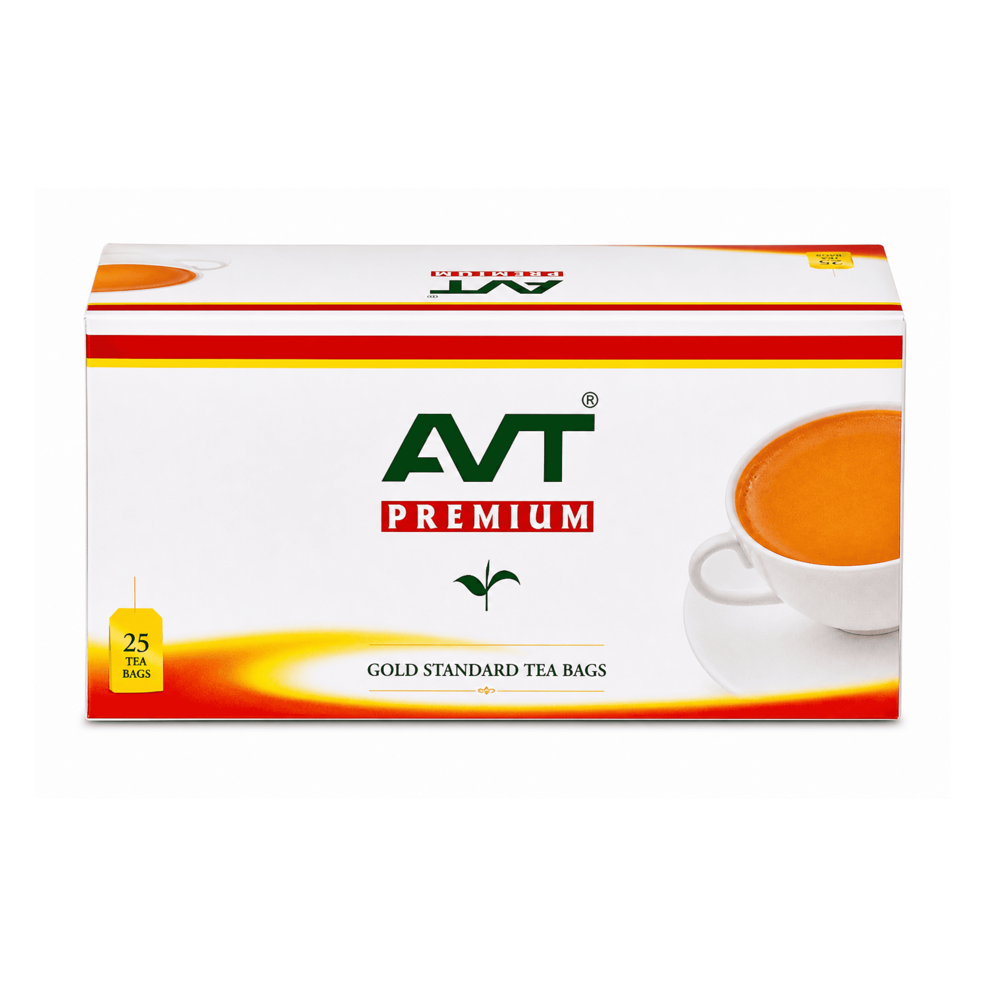 AVT Premium Gold Standard Tea Bags, 25 Tea Bags