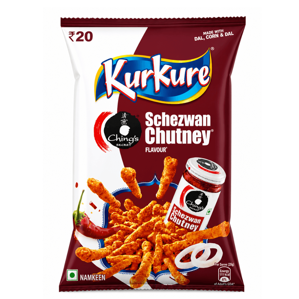 Kurkure Schezwan Chutney Crisps/78.9 g