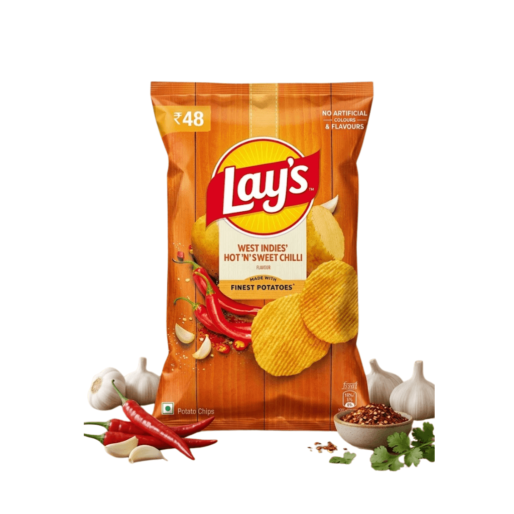 LAYS HOT 'N' SWEET CHILLY 80g