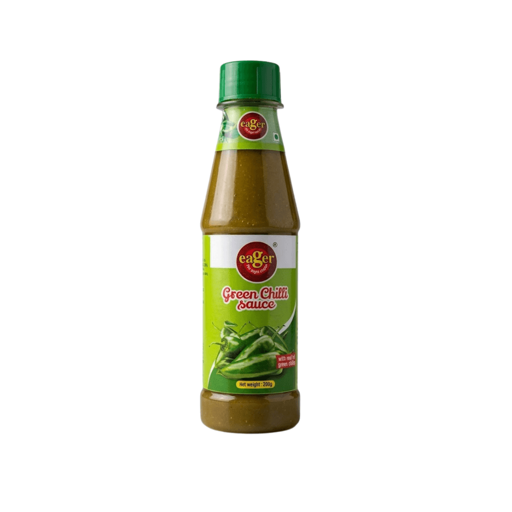 EAGER GREEN CHILLY SAUCE 200G