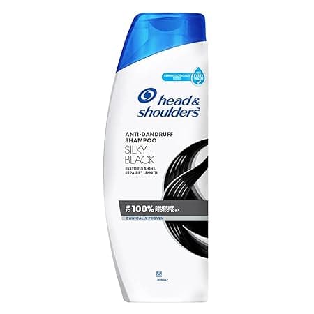 Head & Shoulders Silky Black Anti Dandruff Shampoo 340ml