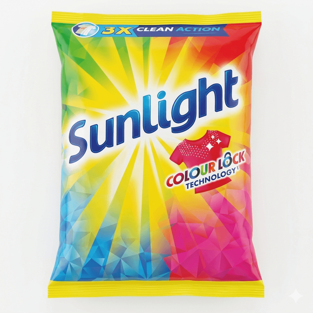 Sunlight Detergent Powder 3X Speed, 500g 