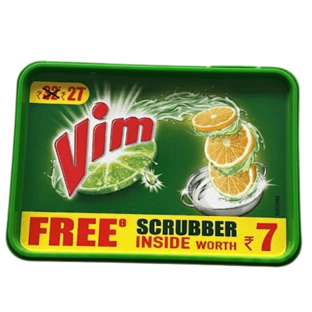  Vim Dishwash Bar Lemon Tub, With Power Of 100 Lemon - 250gm