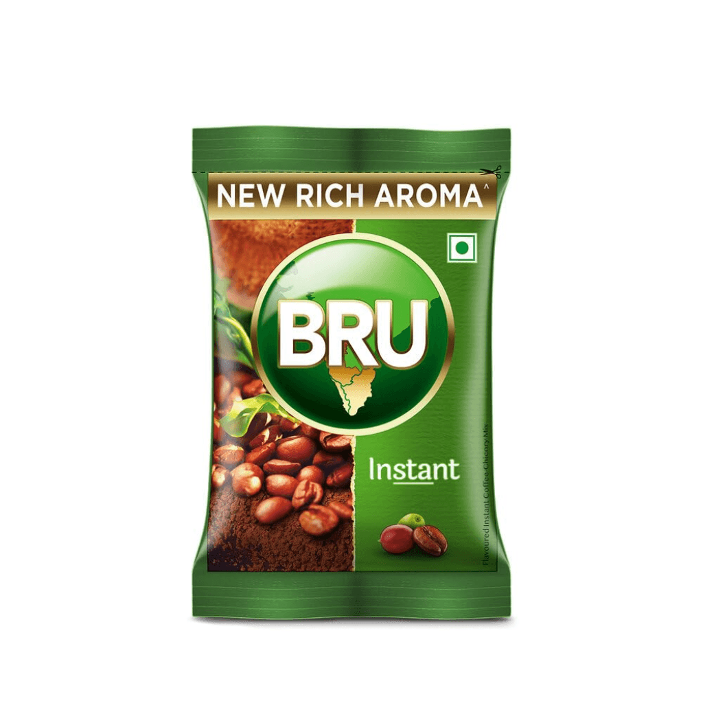 Bru Instant | Aromatic Coffee From South Indian Plantations | Premium Blend of Robusta & Arabica Beans For a Rich Coffee Experience | 50 gram Pack, Packet