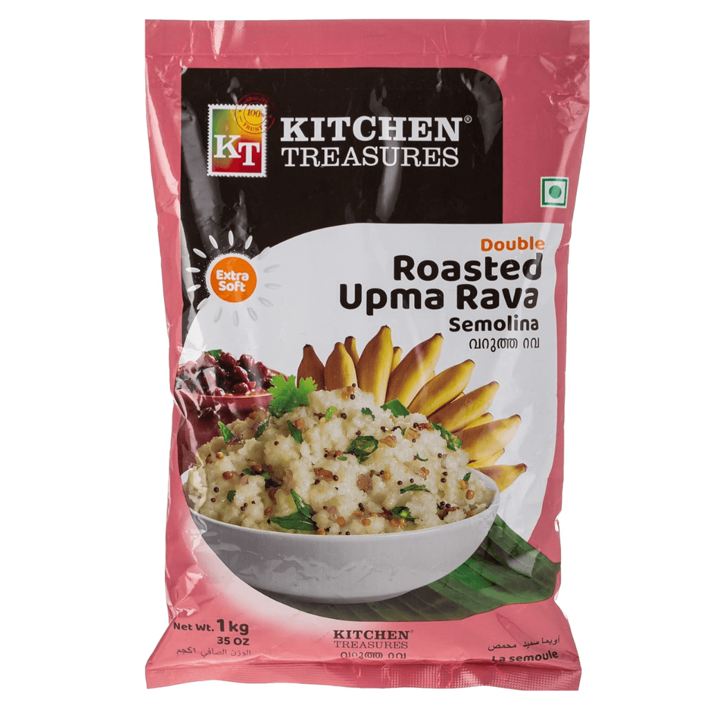KITCHEN TREASURES DOUBLE ROASTED UPMA RAVA 1 KG