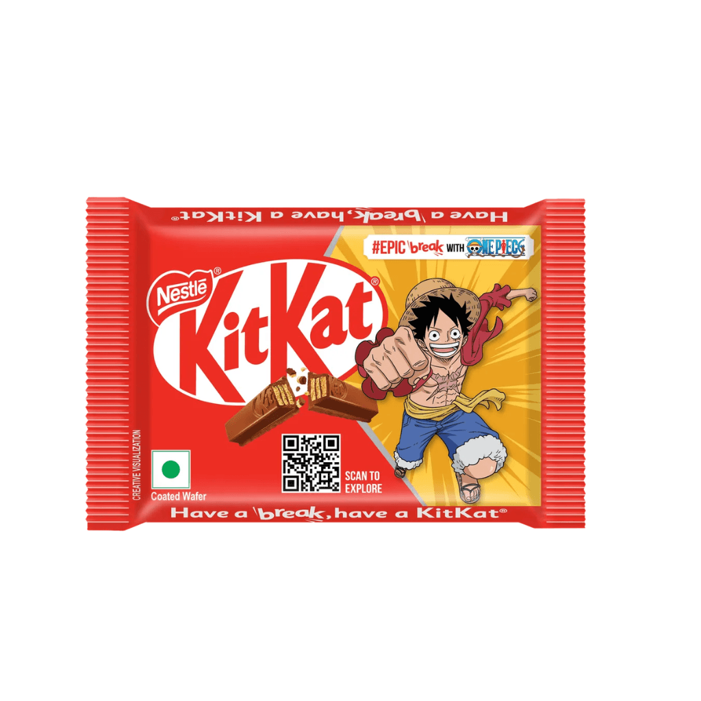 KITKAT Nestle 4 Fingers Choco Coated Wafer Bar, (21 Units X 38.5g)