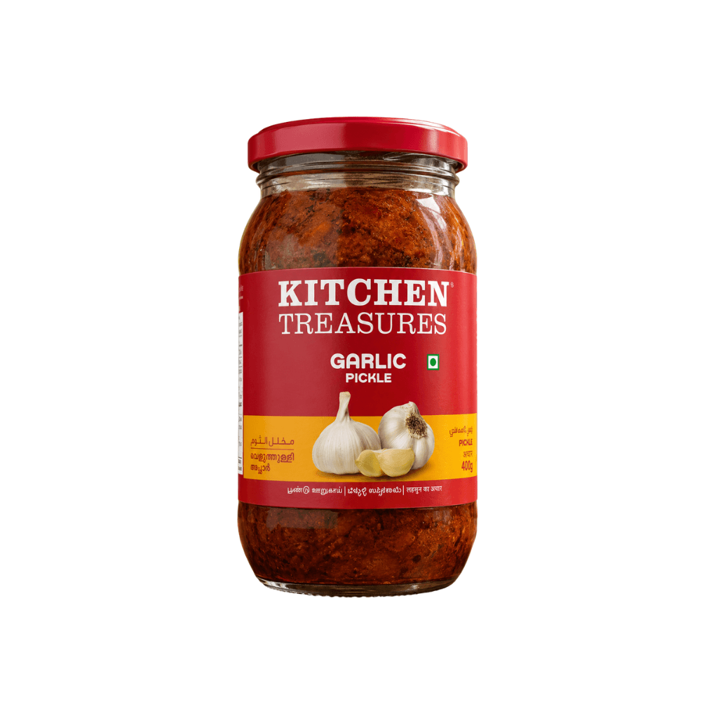 KITCHEN TREASURES GARLIC PICKLE 400 GM