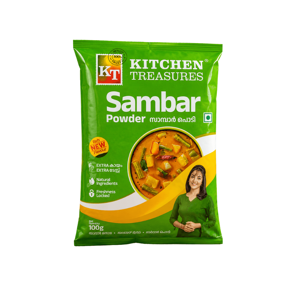 KITCHEN TREASURES SAMBAR POWDER (EXTRA KAYAM) 100gm
