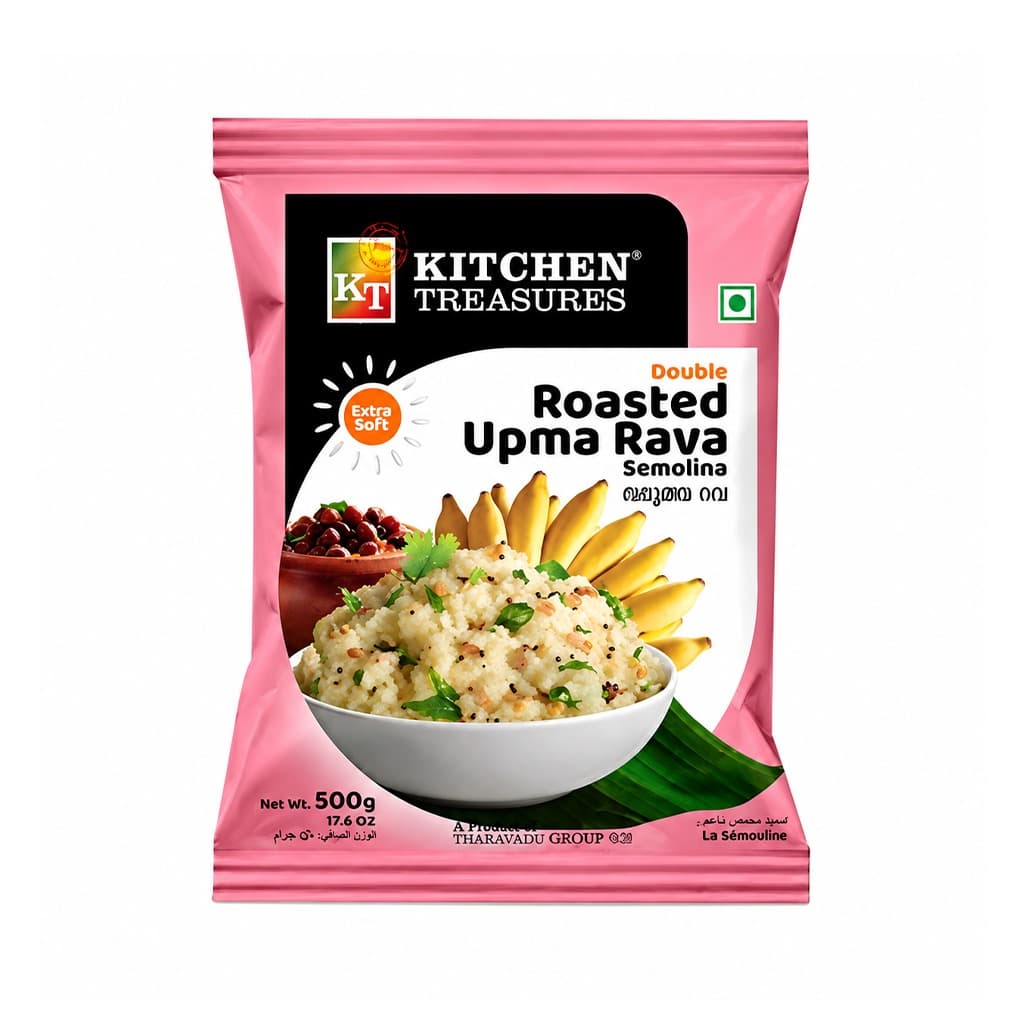  Kitchen Treasures Double Roasted Upma Rava 500g