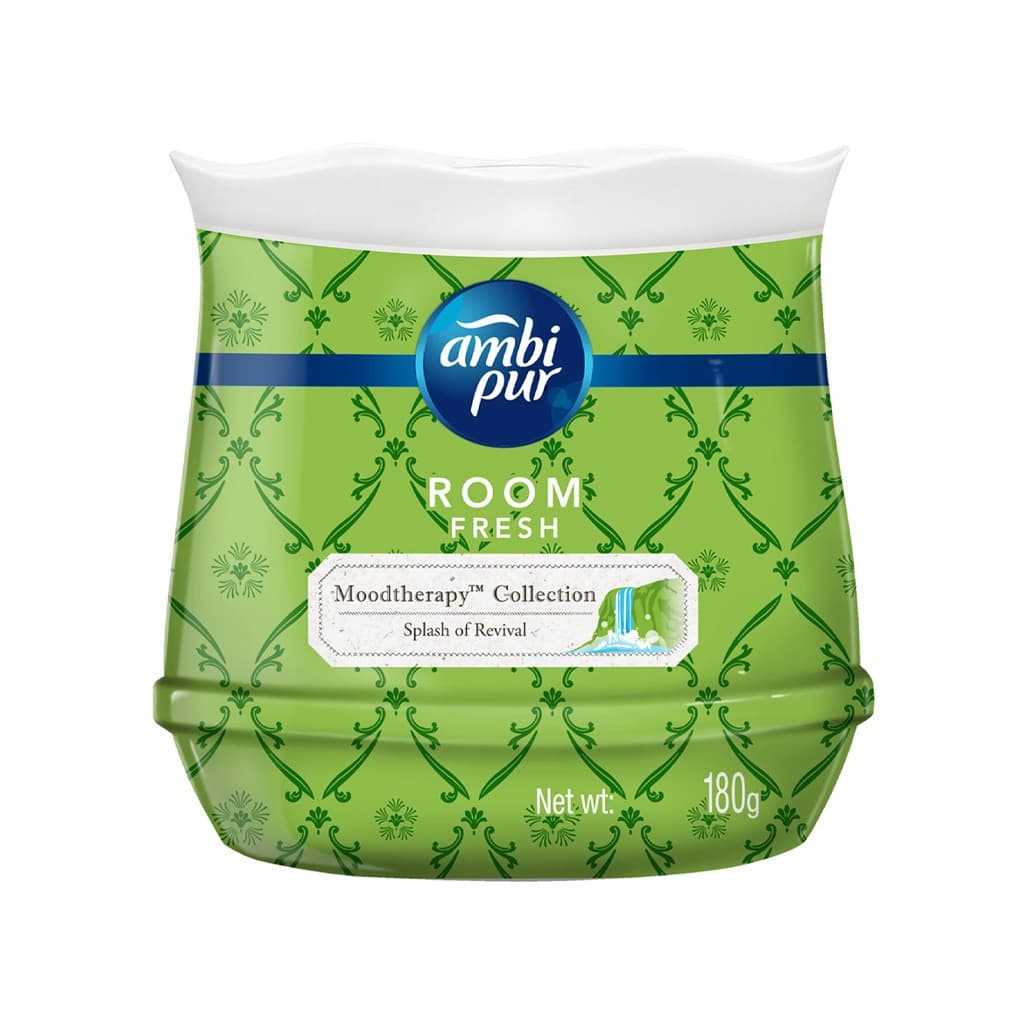 Ambi Pur Moodtherapy Collection Room Freshener Gel, Splash of Revival Lemongrass, 180 g 
