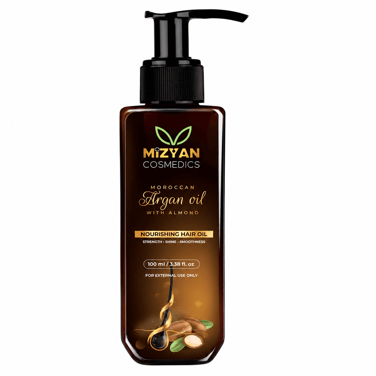 Mizyan  moroccan argan hair oil with almond 100ml