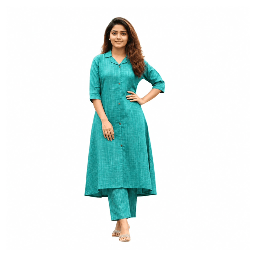 KURTI A-LB (with lining code set) EMERALD BREEZE