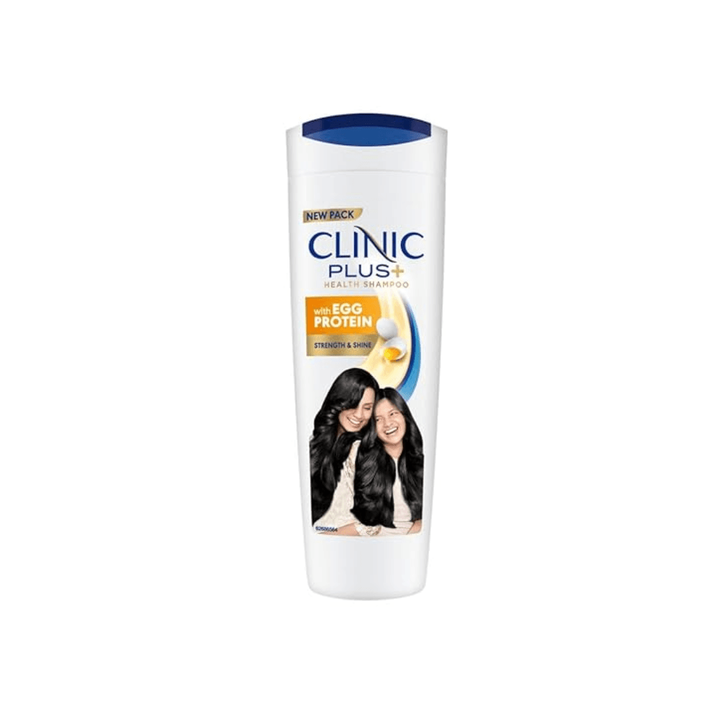 Clinic Plus Strength & Shine Shampoo with Egg Protein for Strength, Shine and Smoothness, 175 ml