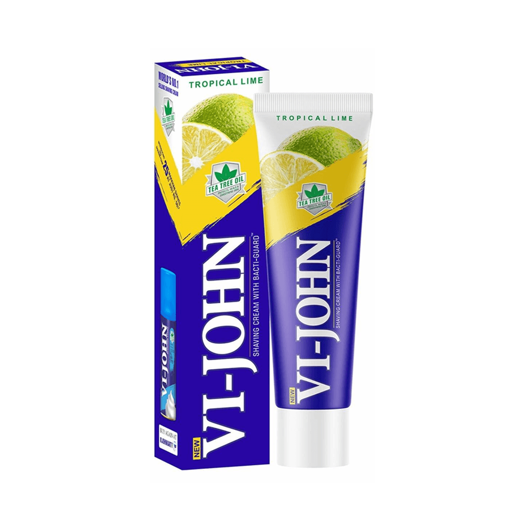 VI JOHN SHAVING CREAM TROPICAL LIME 30GM