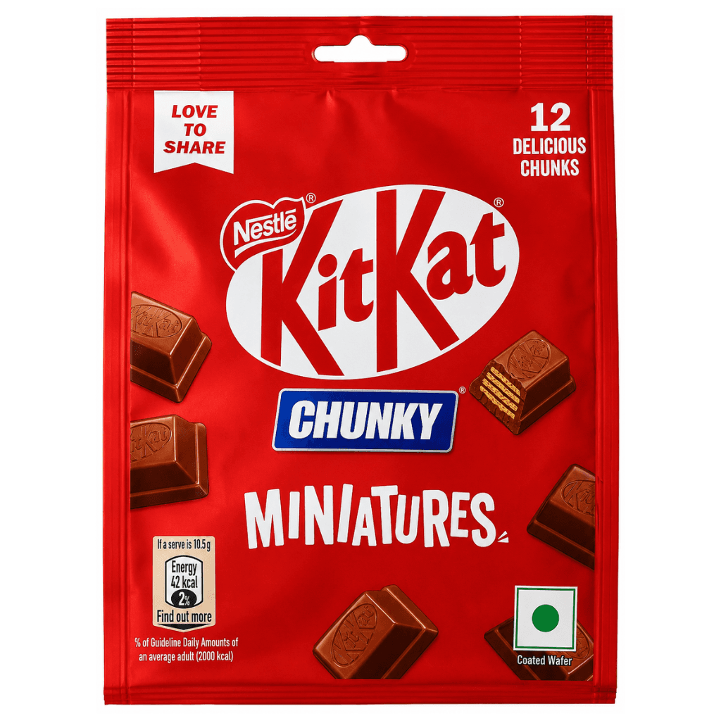 Nestle Chunky Miniatures Kitkat, 126g