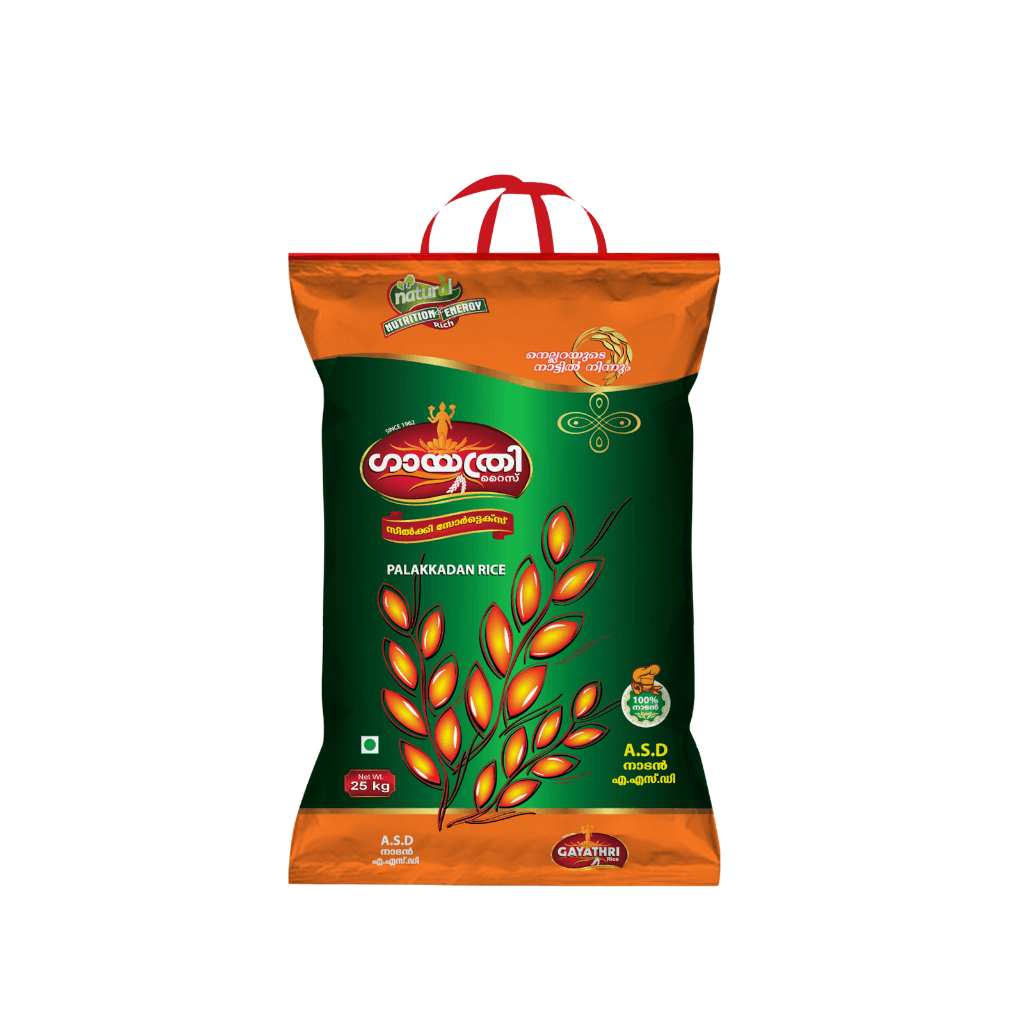 GAYATHRI PALAKKADAN RICE BAG  (25 KG)