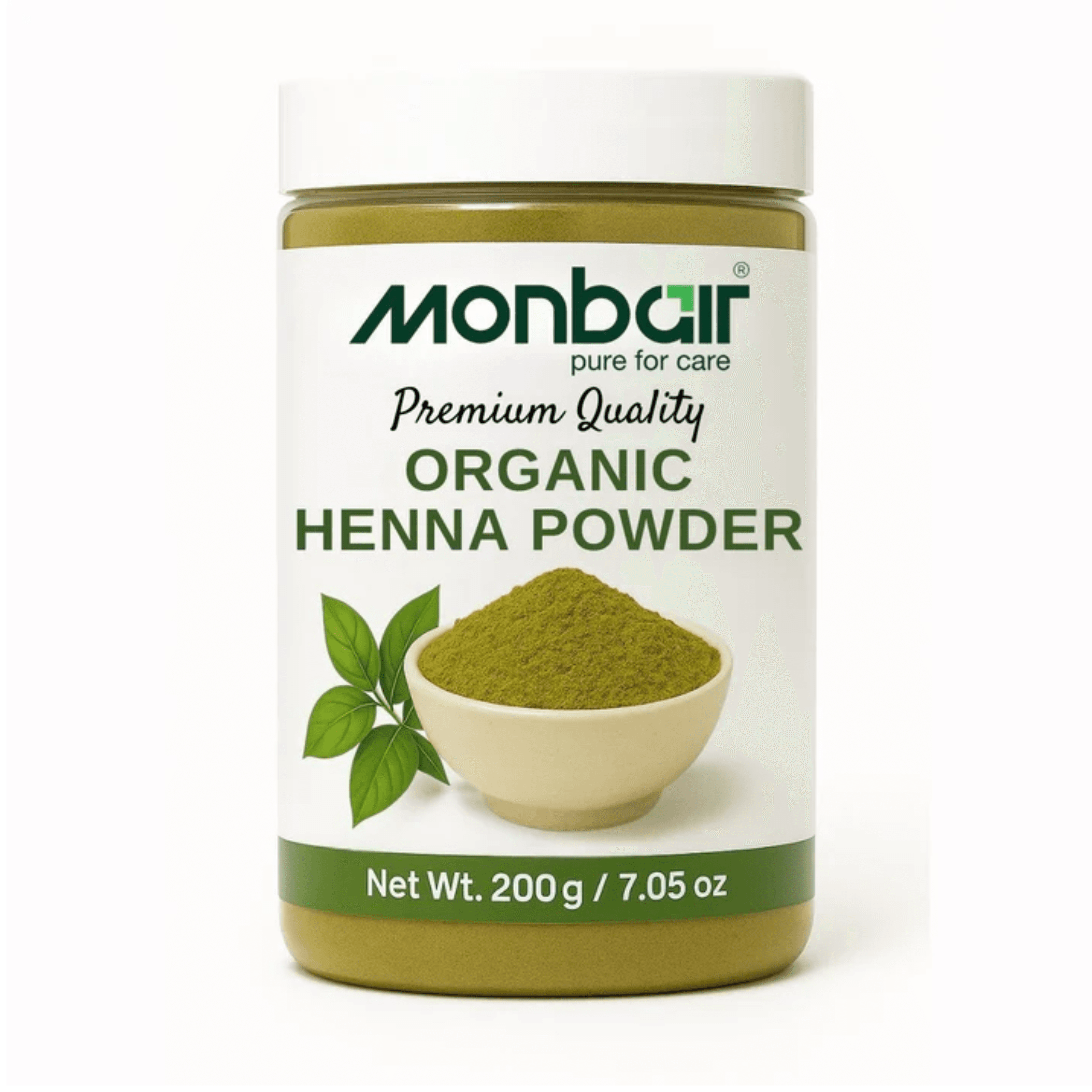 MONBAIR  HENNA POWDER 200 GM