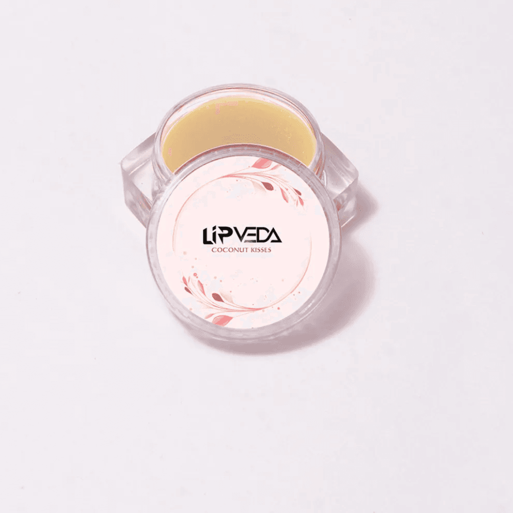 LipVeda Nude Lipbalm 100% Natural Lip Balm with A2 Ghee, Virgin Coconut Oil & Bee Wax - 3g | Vitamins A, E & K | Deep Moisturization | Heals & Tints Lips | Non-Sticky | For Dry & Cracked Lips