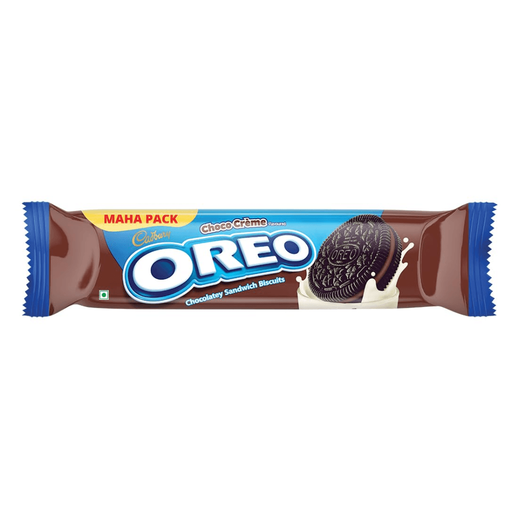 Cadbury Oreo Chocolate Flavour Creme Sandwich Biscuit, 125.25 g