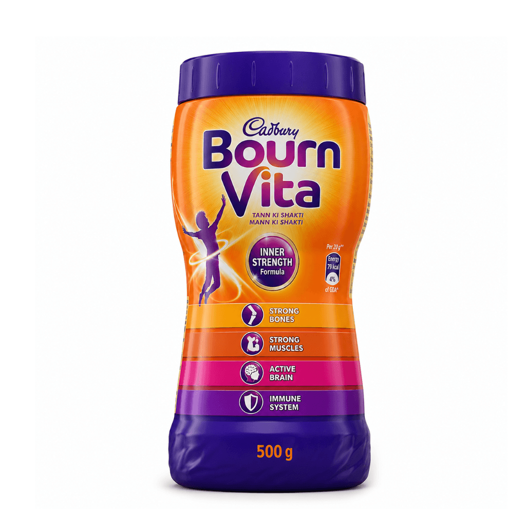 BOURNVITA CHOCOLATE NUTRITION DRINK 500G JAR