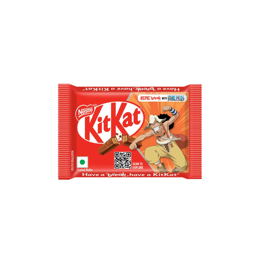 KITKAT Nestle 4 Fingers Choco Coated Wafer Bar, |38.5gm
