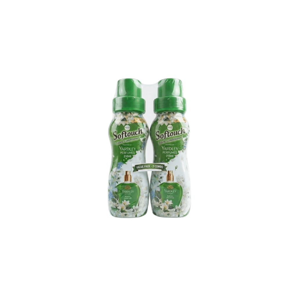 Softouch Yardley Royal Jasmine 210ml+210ml Fabric Conditioner