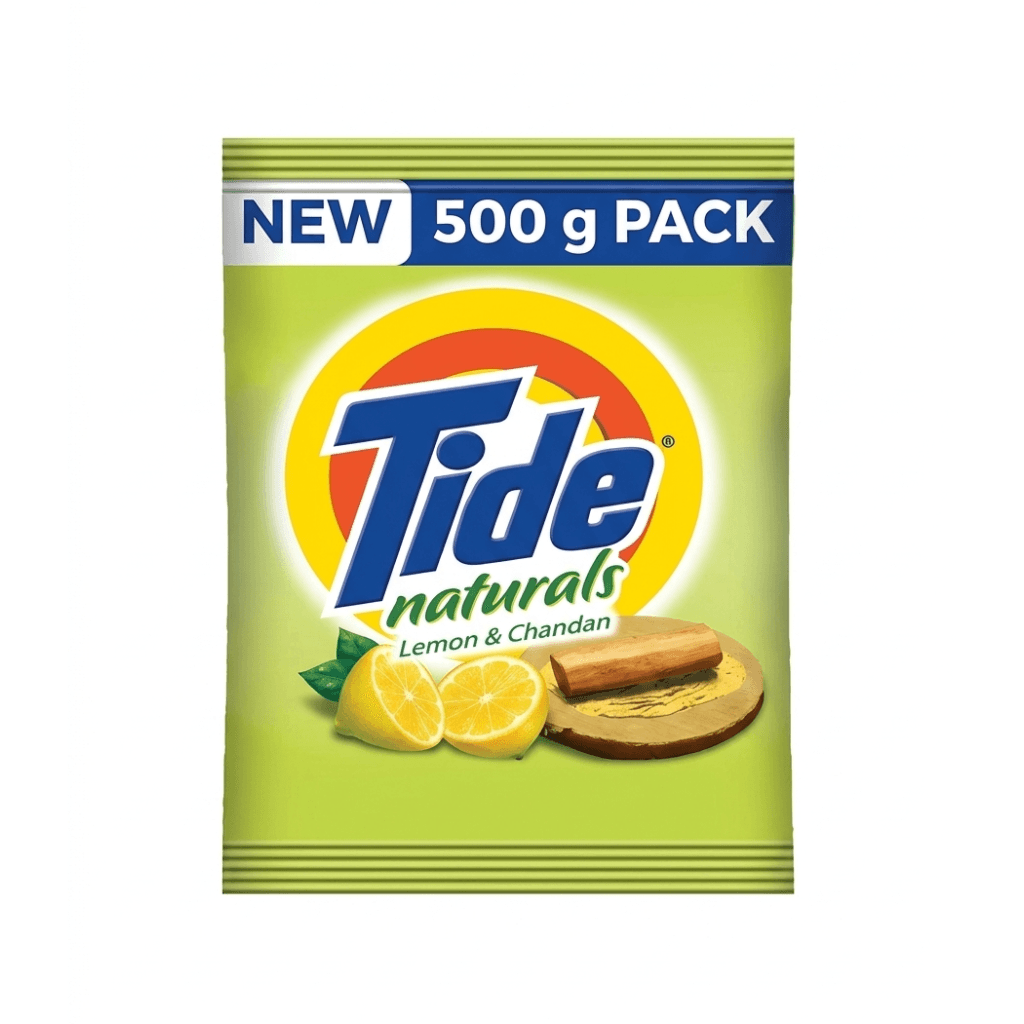 TIDE NATURAL DETERGENT POWDER LEMON AND CHANDAN 500 GM