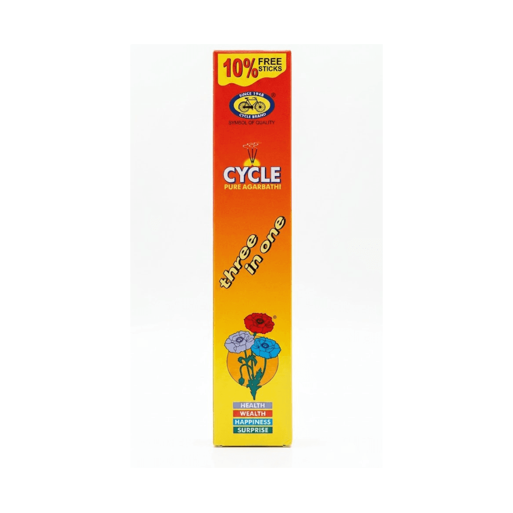 Cycle Three in One Agarbatti | A Divine Blend of Three Fragrances 20N+2N