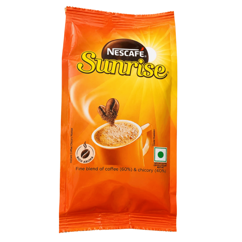 Sunrise Instant Coffee Powder|Strong Taste For The Perfect Start To Your Day|Coffee Chicory-Mix 190gm
