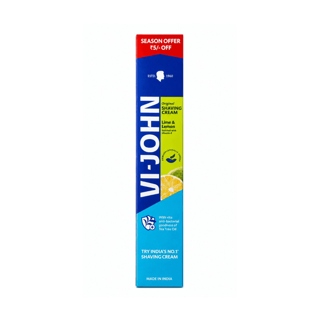 VI-JOHN Lime & Lemon Shaving Cream 30gm