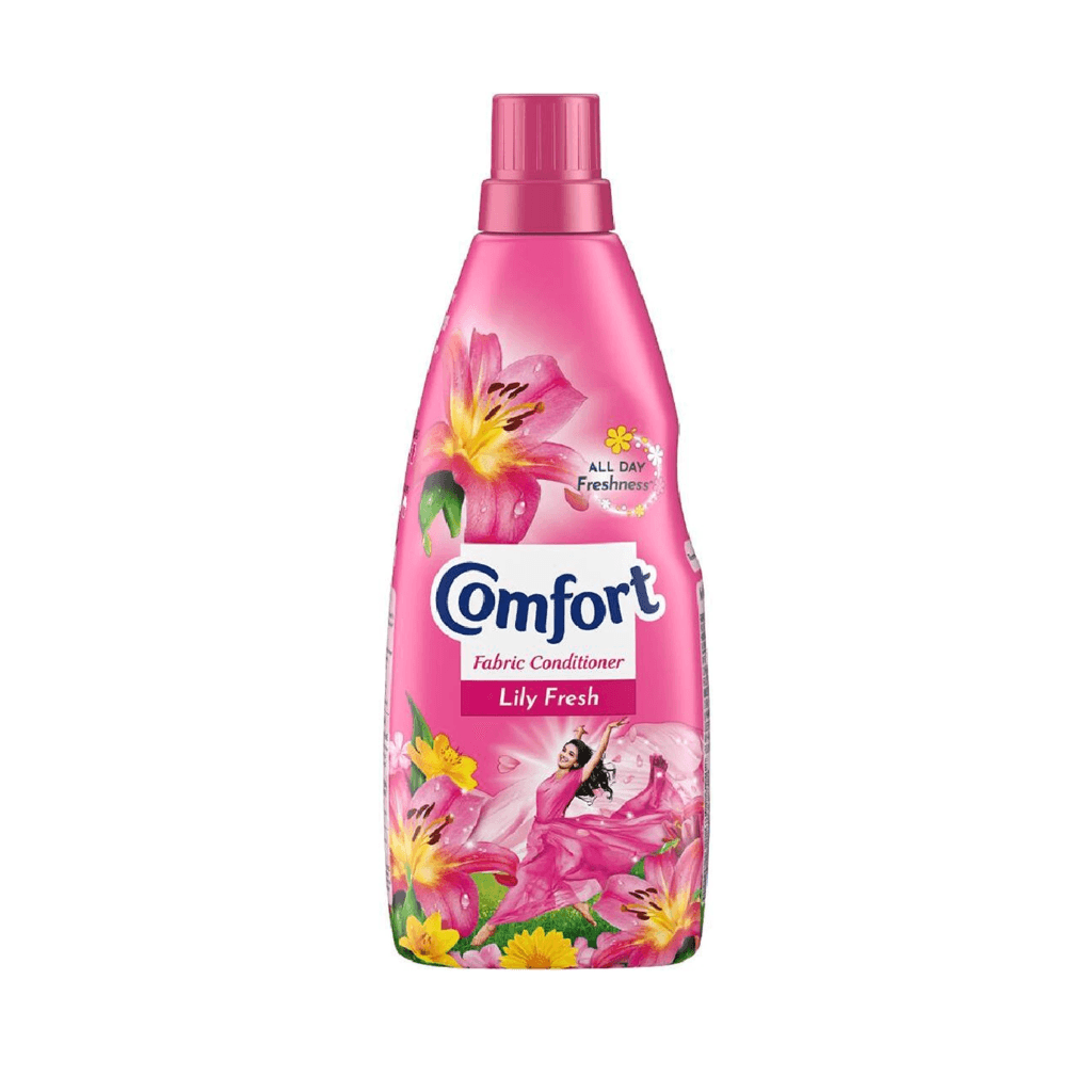  Comfort Lily Fresh Fabric Conditioner  After Wash Liquid Fabric Softener - For Softness|| Shine & Long Lasting Freshness 860ml