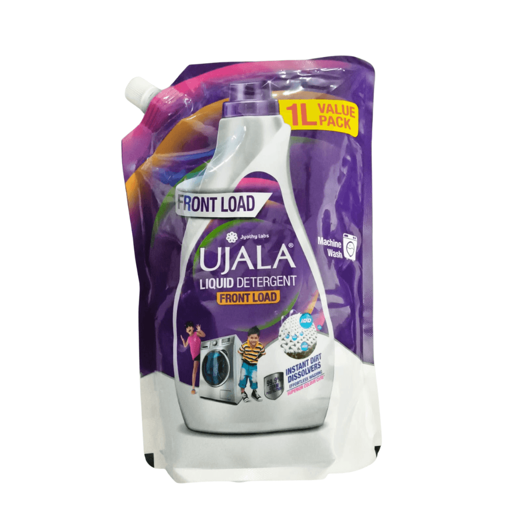 Ujala Front Load Liquid Detergent 1 Litre With Power of Instant Dirt Dissolution | Superior Color Care | Long-Lasting Refreshing Fragrance