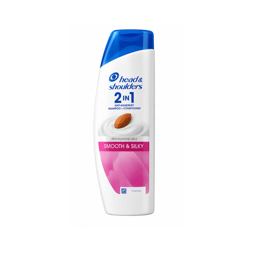Head & Shoulders 2-in-1 Anti hairfall, Anti Dandruff Shampoo + Conditioner for Women & Men, With Almond Milk 180ml