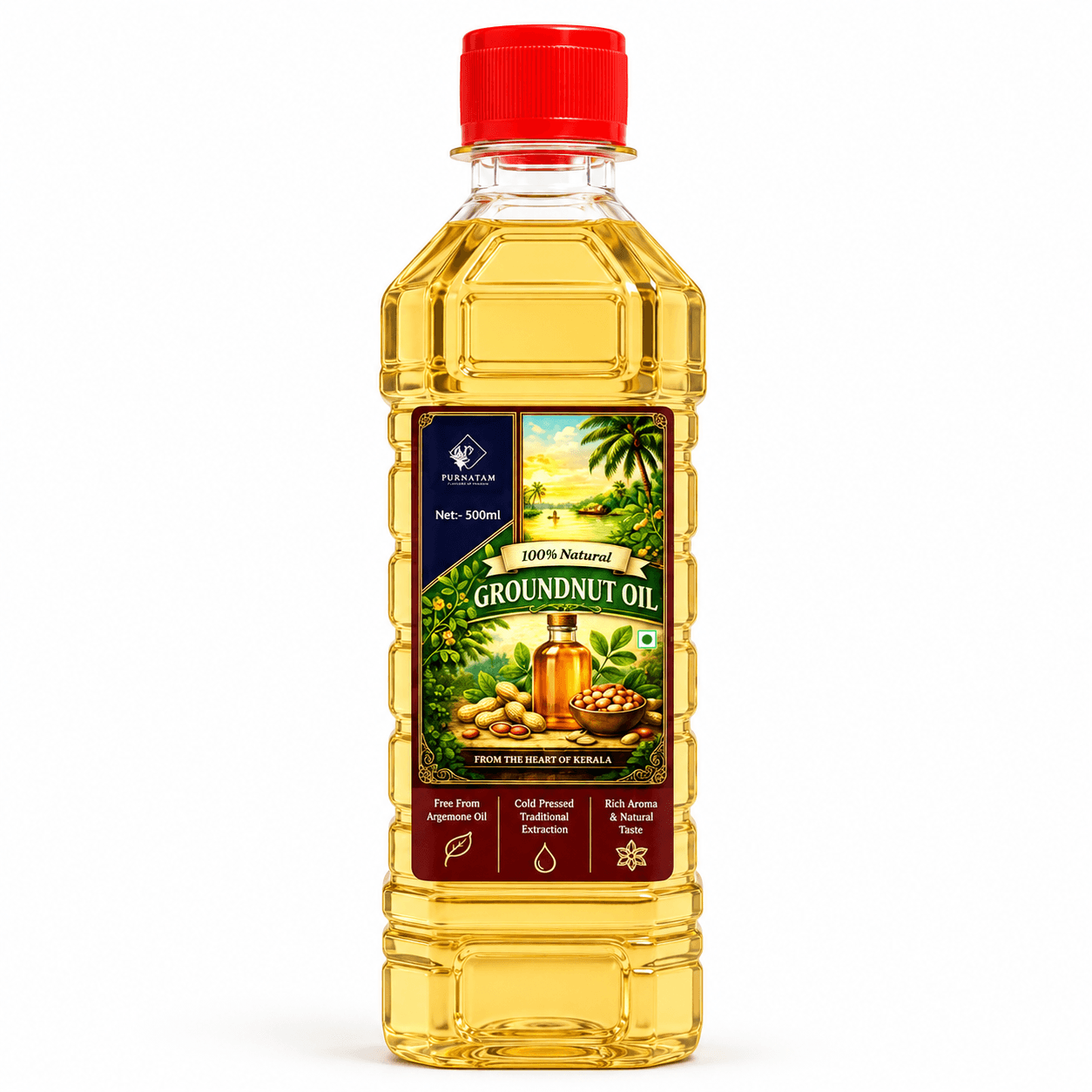 PURNATAM GROUNDNUT OIL 500ML