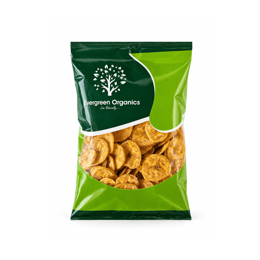 EVERGREEN ORGANICS - BANANA CHIPS 200GM