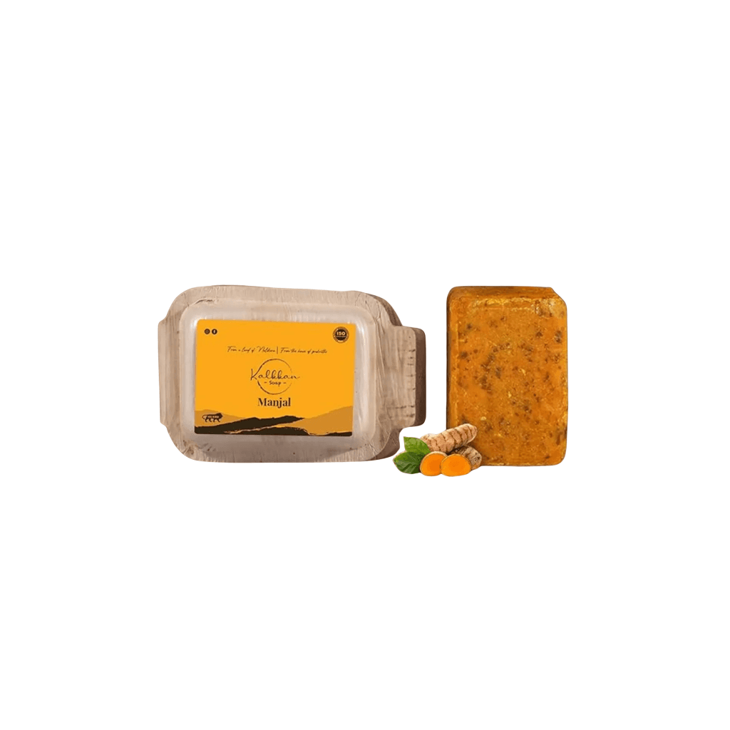 GO ORGANICS - KALKKAN AYURVEDIC NATURAL MUSK TURMERIC HERBAL SCRUB SOAP | MADE WITH HEAT EXTRACTED VIRGIN COCONUT OIL | REJUVENATING, DEEP CLEANSING, AND ANTIBACTERIAL | FOR ALL SKIN TYPES | 100 G PACK OF 3