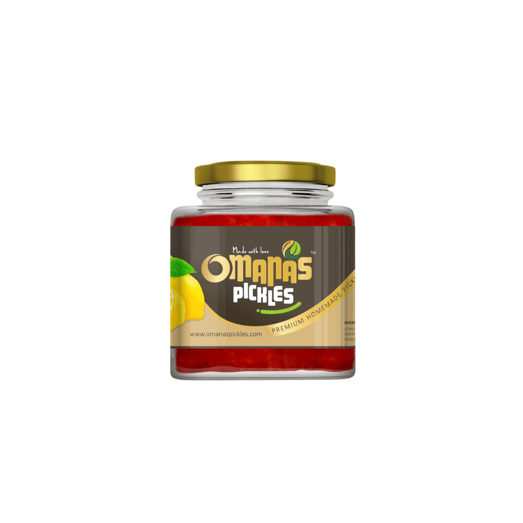 OMANAS PICKLES - Premium Home Made Lemon Pickle 250g